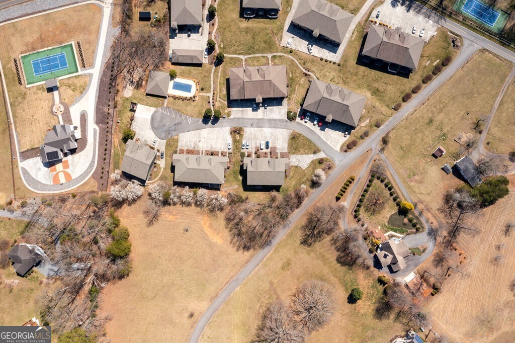 1725 Water Crest Way, Unit D Young Harris, GA 30582 - Photo 32 of 42 an aerial view of a house with a yard