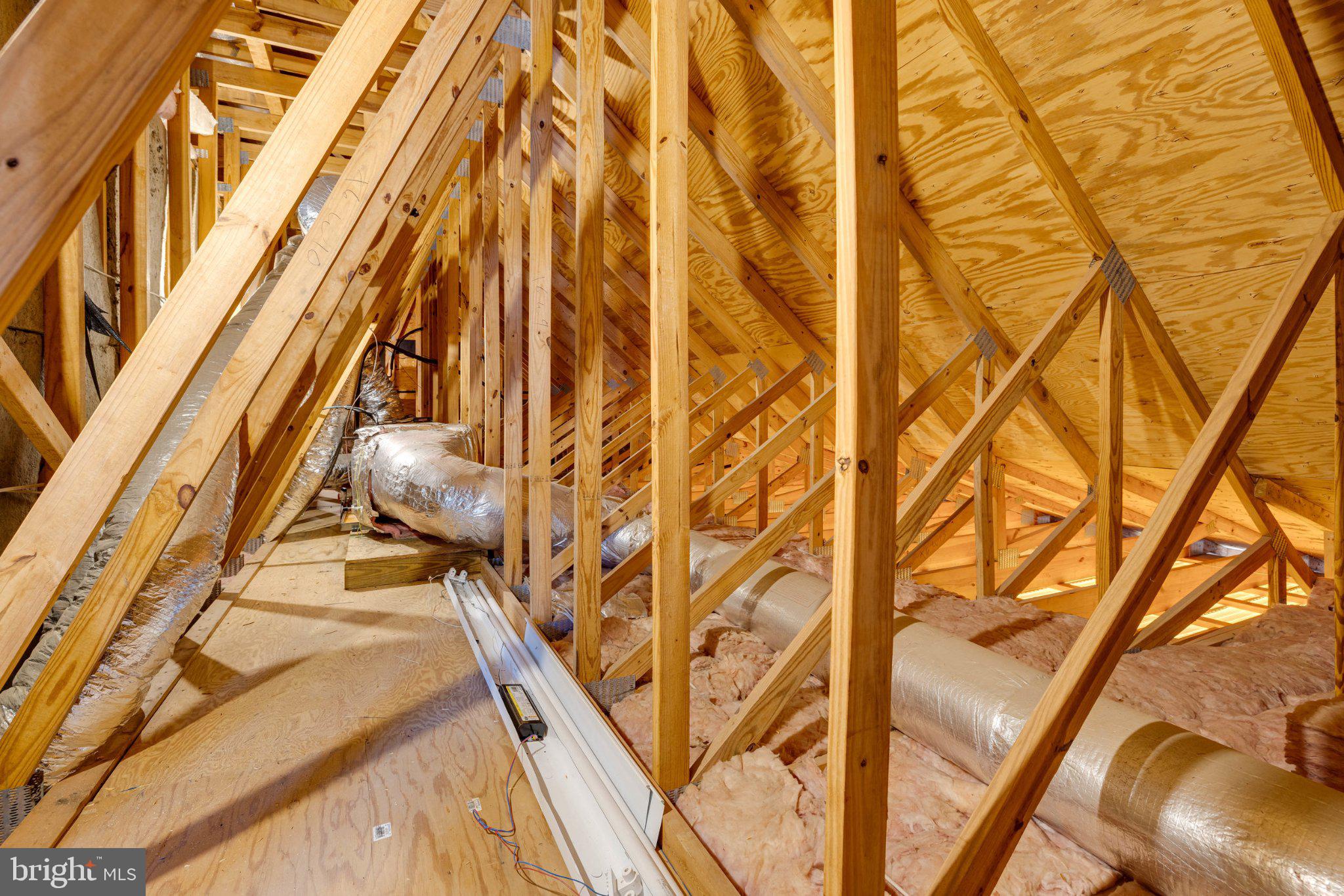 246 Lawsons Farm Circle Ruckersville, VA 22968 - Photo 68 of 130 Spacious attic with wooden beams