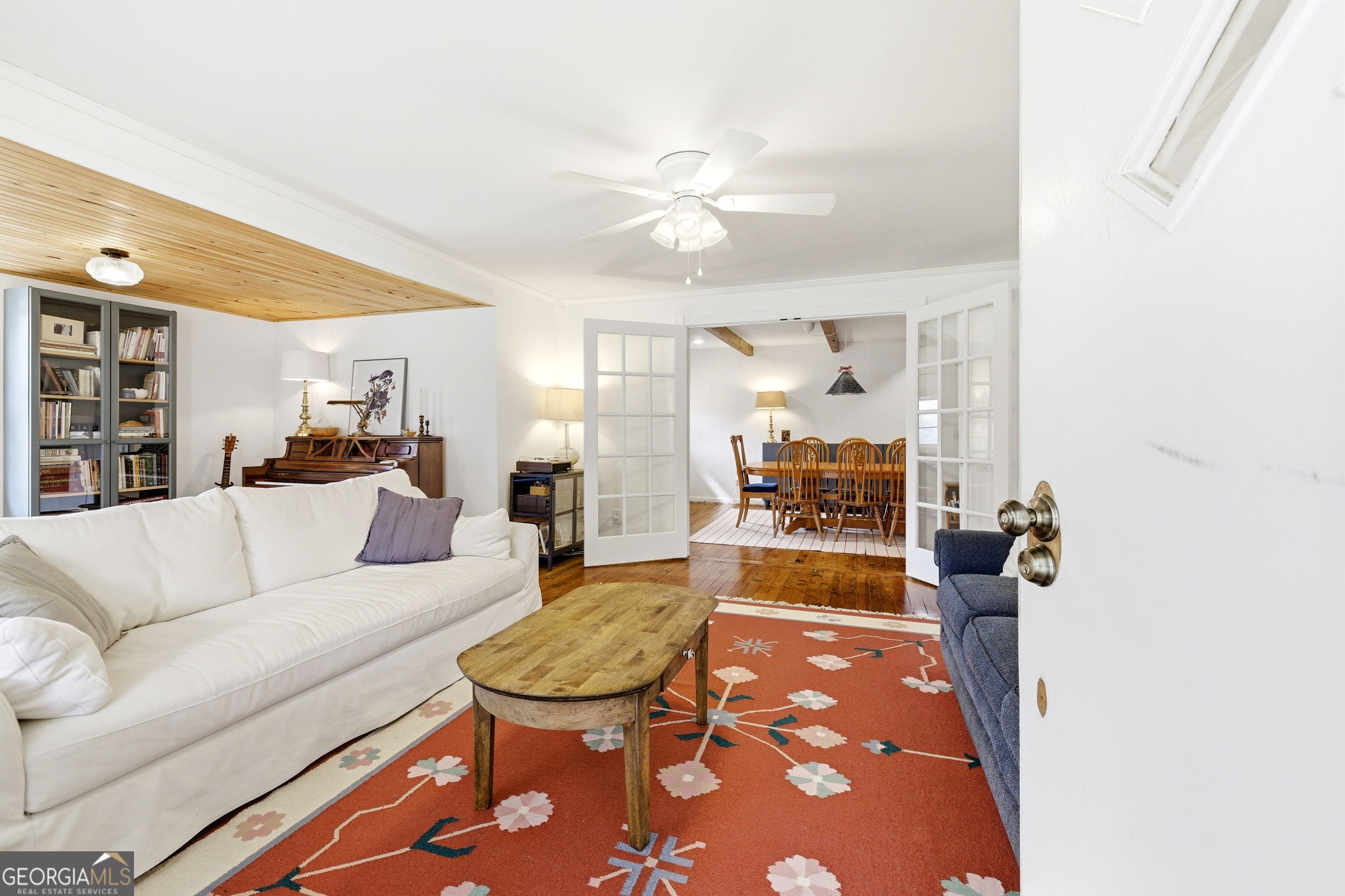 1879 Falls Road Toccoa, GA 30577 - Photo 6 of 36 a living room with furniture and a fireplace