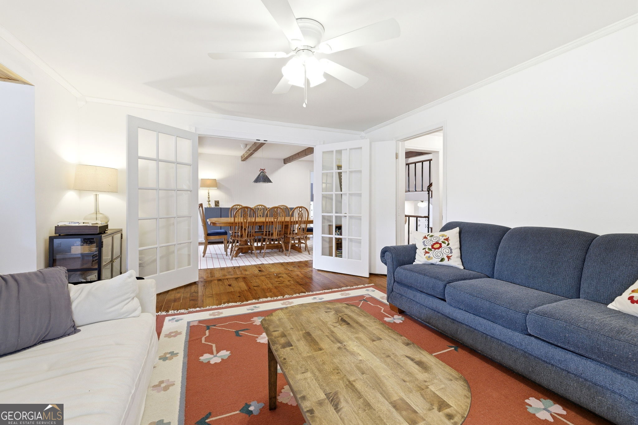 1879 Falls Road Toccoa, GA 30577 - Photo 7 of 36 a living room with furniture and a fireplace