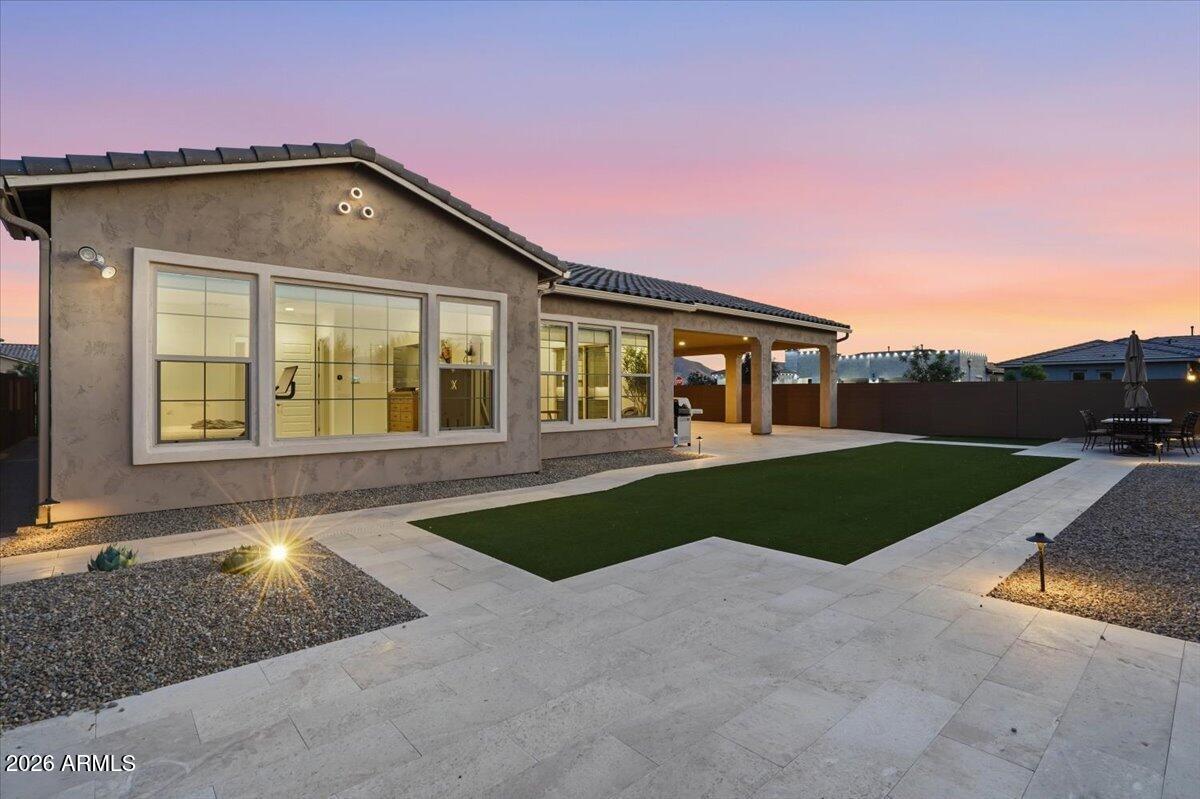 22608 East Stacey Road Queen Creek, AZ 85142 - Photo 48 of 83 a front view of a house with a yard