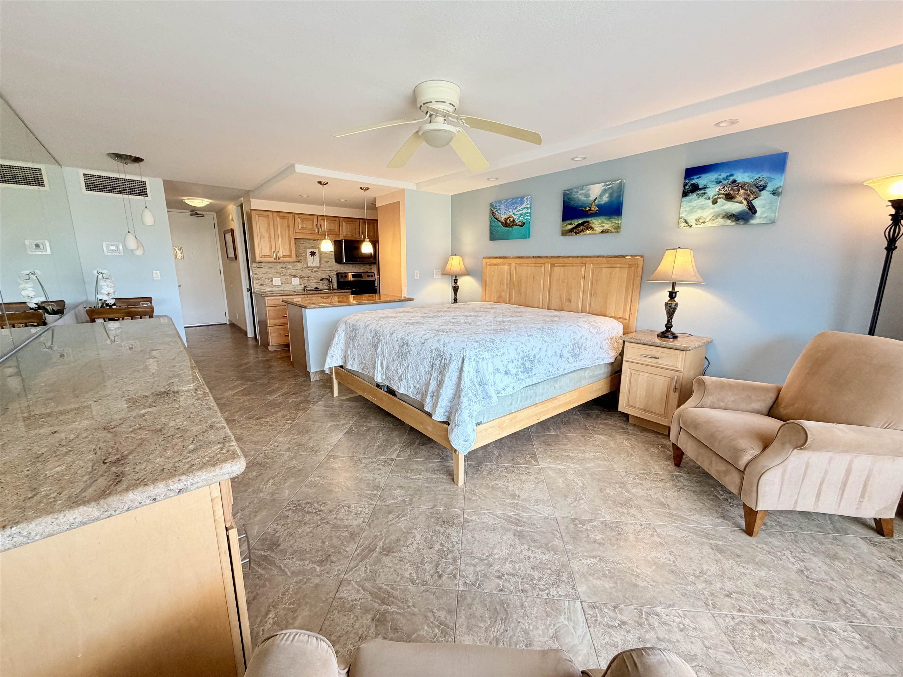 475 Front Street, Unit 320 Lahaina, HI 96761 - Photo 12 of 41 a bedroom with a bed and window