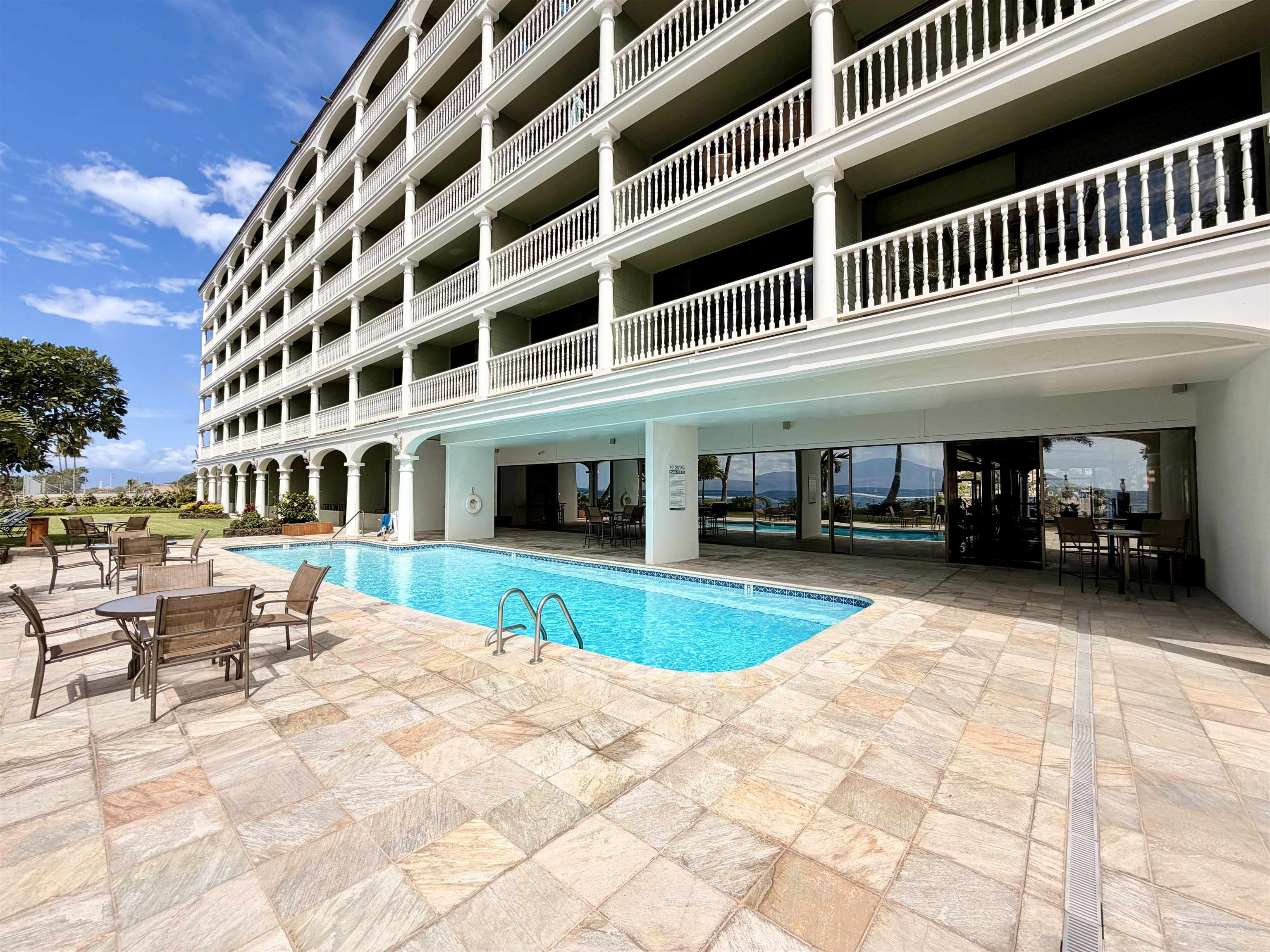 475 Front Street, Unit 320 Lahaina, HI 96761 - Photo 30 of 41 a view of a building with a swimming pool