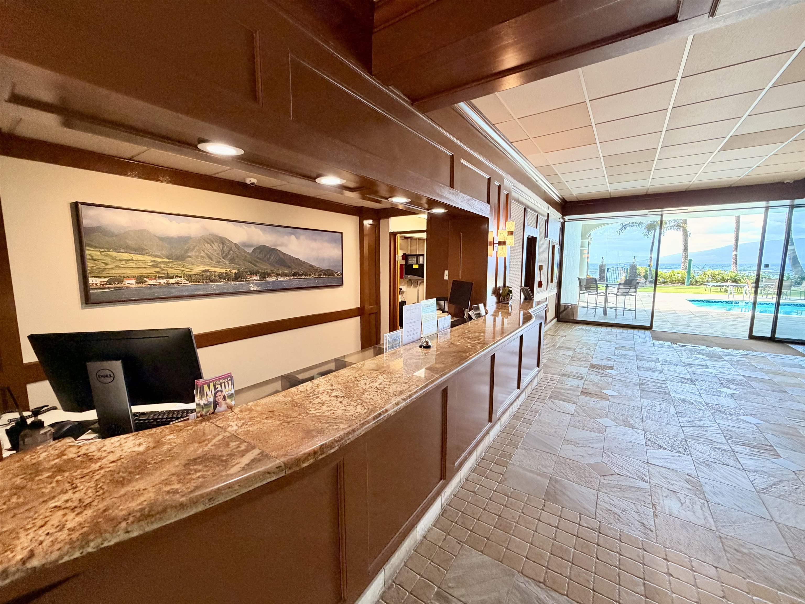 475 Front Street, Unit 320 Lahaina, HI 96761 - Photo 38 of 41 a swimming pool with an outdoor seating space