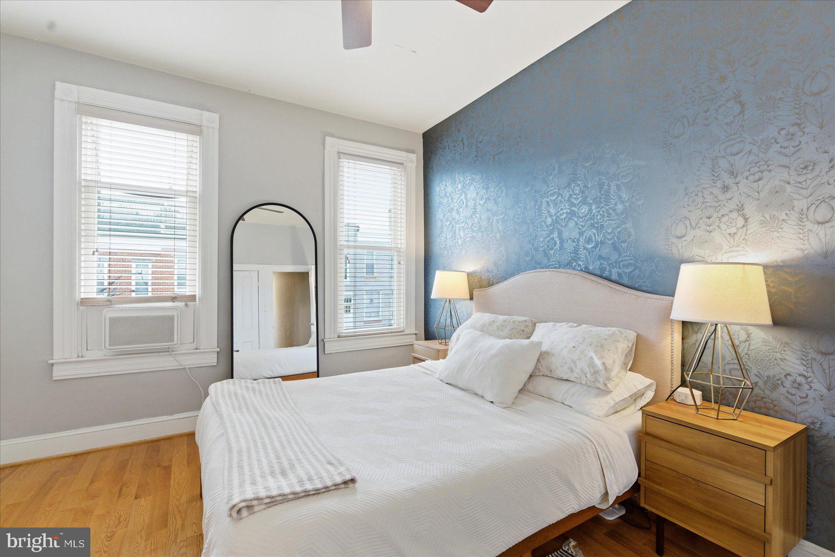 1408 Webster Street Baltimore, MD 21230 - Photo 15 of 30 a bedroom with a bed and a window