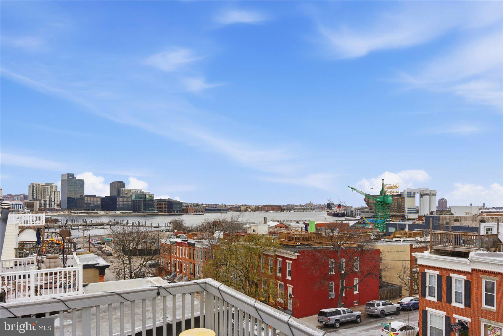 1408 Webster Street Baltimore, MD 21230 - Photo 26 of 30 a view of a city with tall buildings