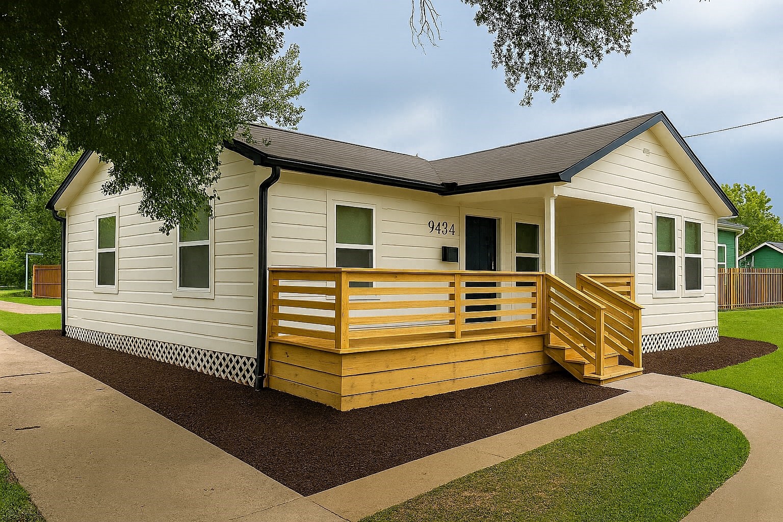 9434 Rhode Island Street Houston, TX 77029 - Photo 2 of 15 a view of a house with a yard