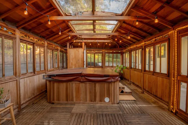 a view of a roof deck