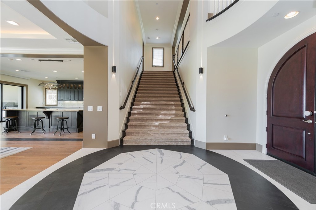 122 Scenic Crest Irvine, CA 92618 - Photo 8 of 68 a view of entryway and hall with wooden floor