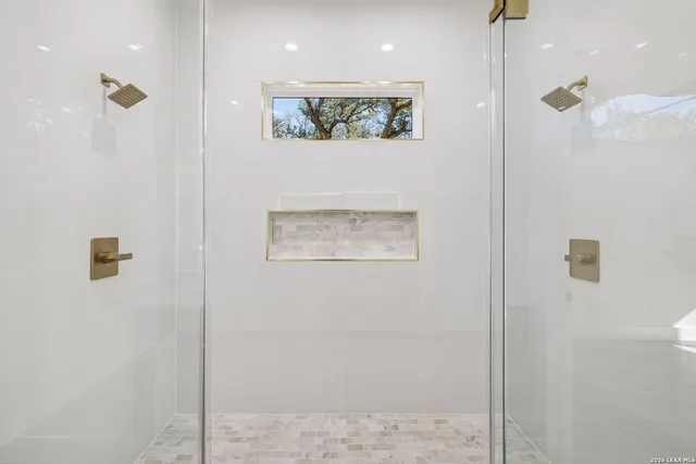 a view of a patio with a yard