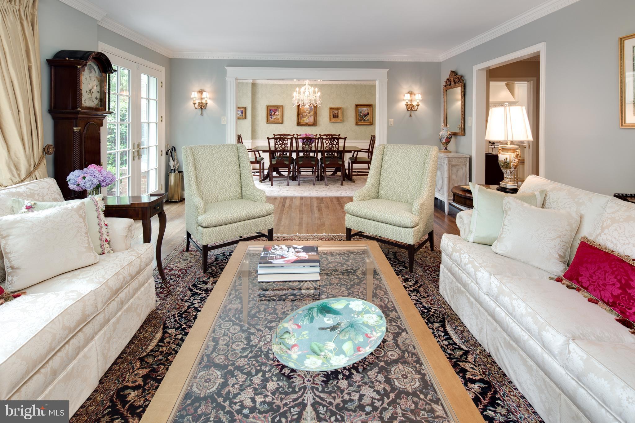 2814 R Street Northwest Washington, DC 20007 - Photo 6 of 30 a living room with furniture and a large window