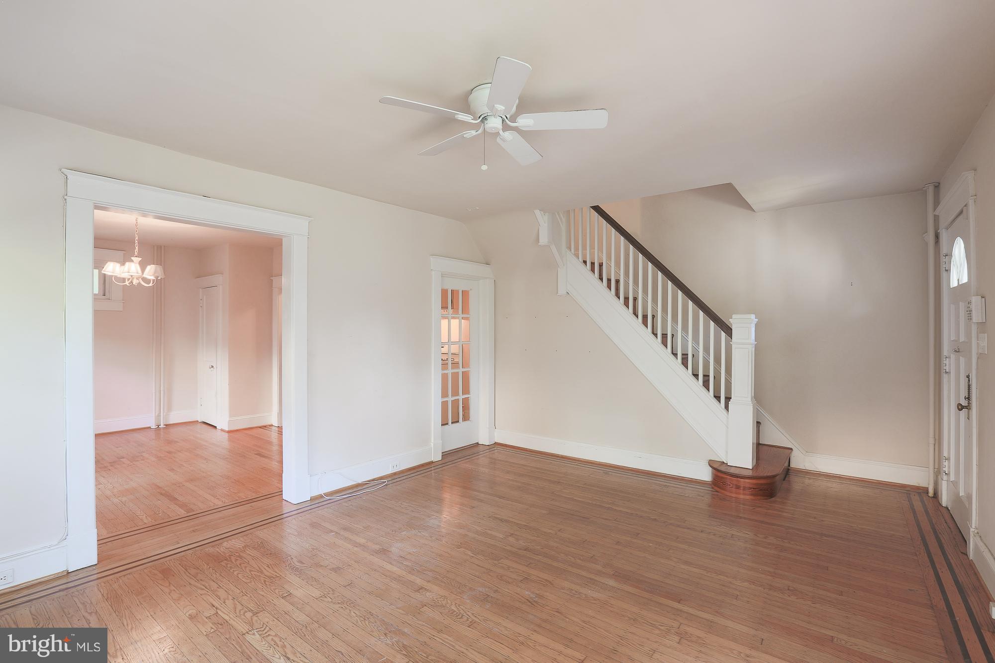 616 St Johns Road Baltimore, MD 21210 - Photo 6 of 15 a view of entryway and hall with wooden floor