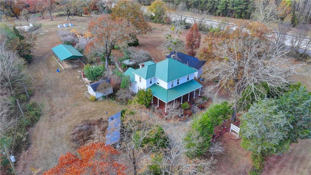 221 Plainview Road Jefferson, GA 30549 - Photo 75 of 87 an aerial view of a house with a yard