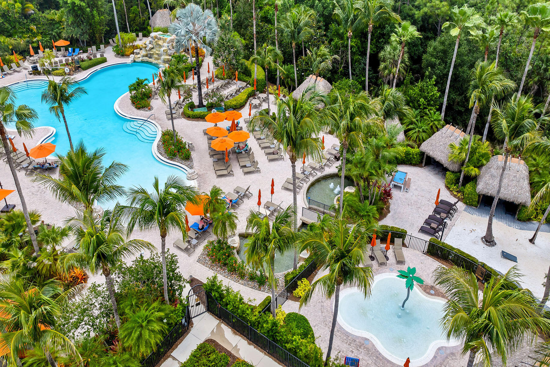 9066 Albion Lane North, Unit 5101 Naples, FL 34113 - Photo 40 of 48 an aerial view of a house with a yard and garden