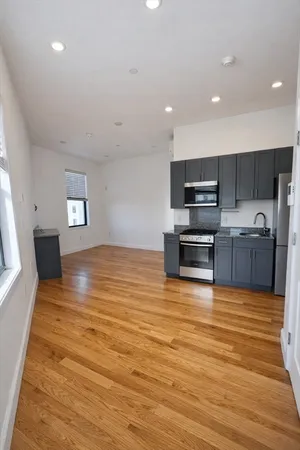 a view of kitchen and microwave