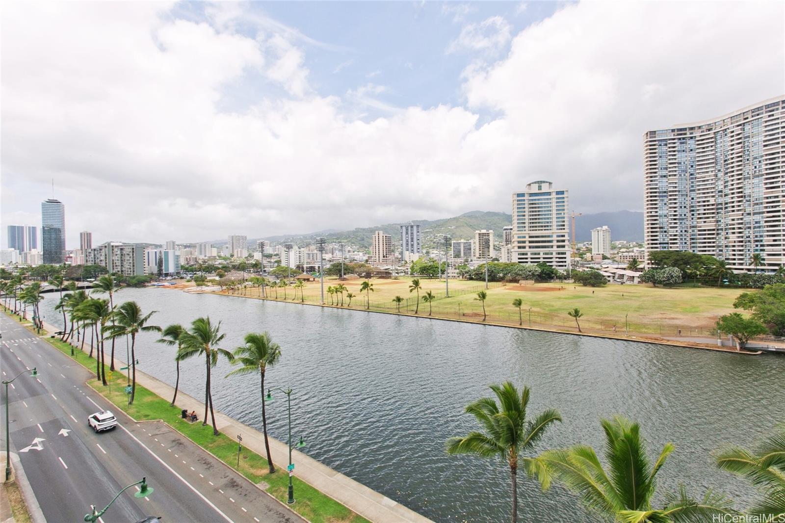 2015 Ala Wai Boulevard, Unit 8A Honolulu, HI 96815 - Photo 16 of 18 a view of a city and a lake view