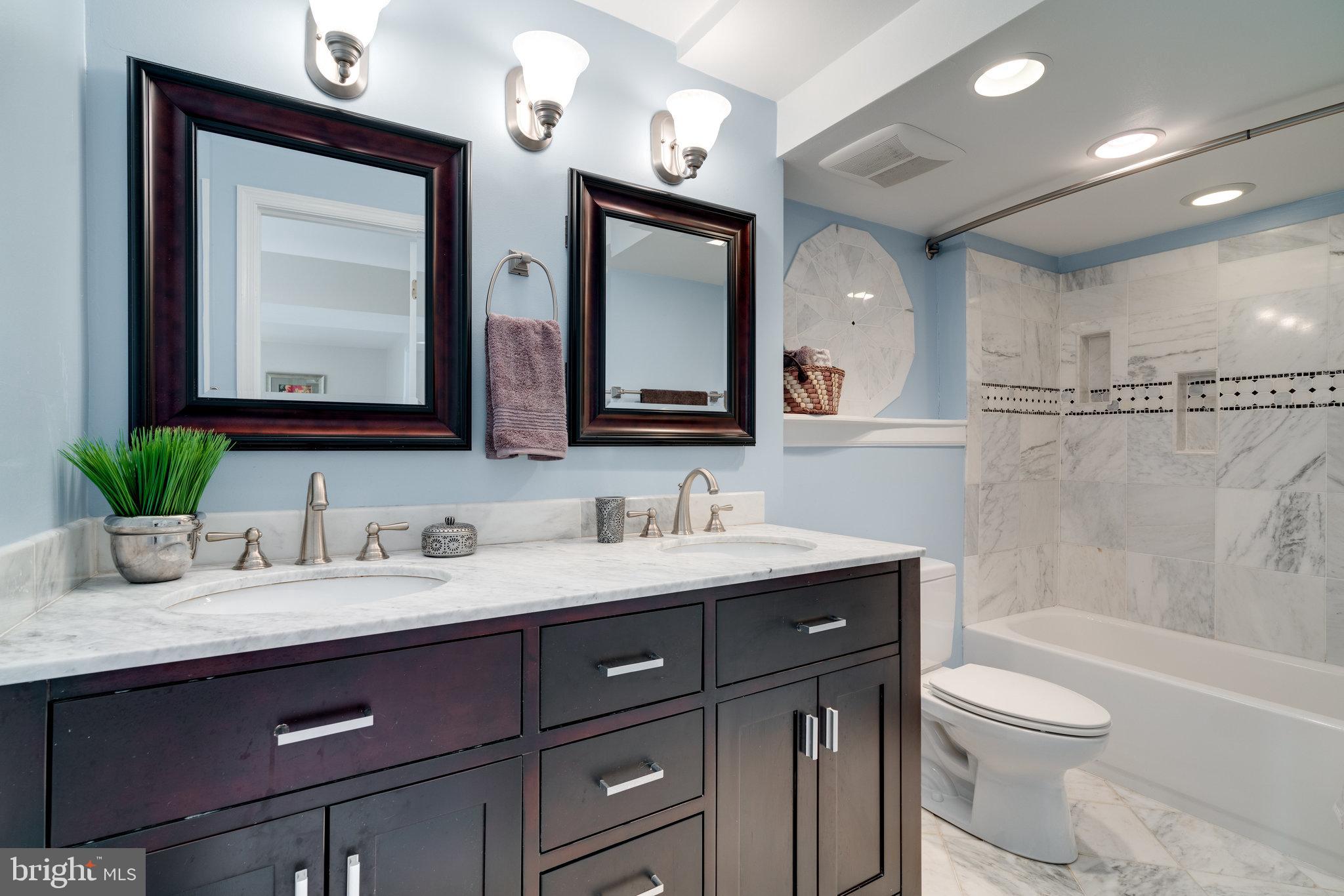 6926 Spur Road Springfield, VA 22153 - Photo 46 of 75 Bonus Feature: Heated Tile Floors! Dual Vanities!