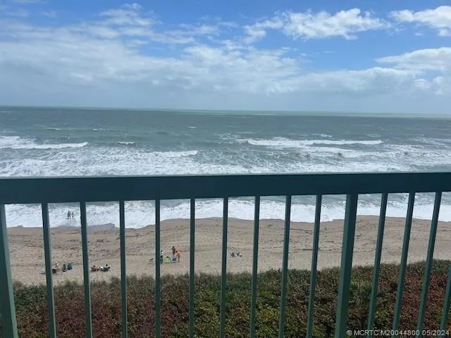 a view of an ocean beach