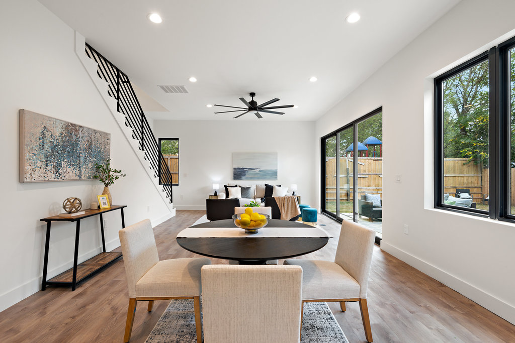 4407 Merle Drive, Unit B Austin, TX 78745 - Photo 11 of 38 a living room with furniture and a window