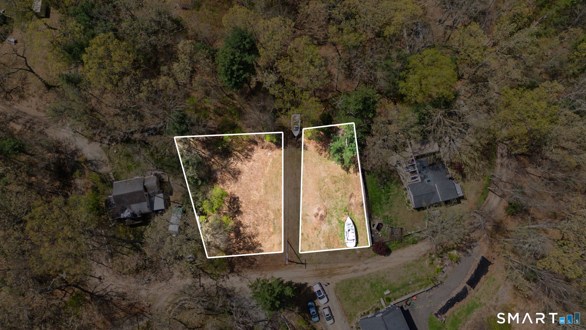 9 Sunny Heights Road East Haddam, CT 06469 - Photo 2 of 11 Aerial view of combined lots (11 & 9 Sunny Heights Road)