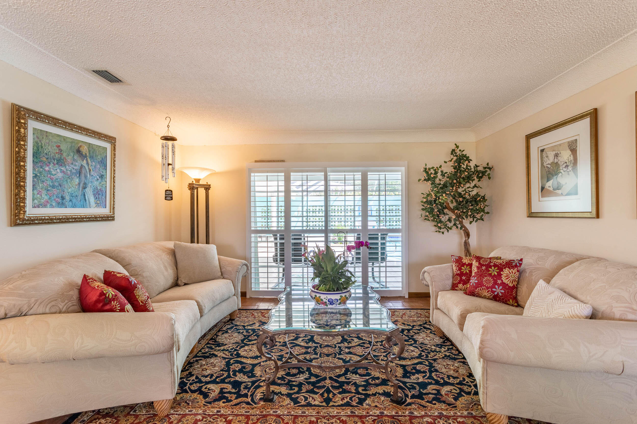 911 Southwest 17th Street Boca Raton, FL 33486 - Photo 12 of 44 Living room overlooking pool