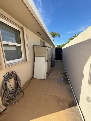 a view of a storage & utility room