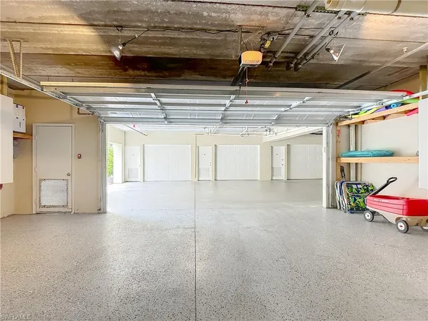 a view of a storage room