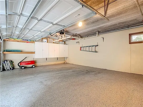 a view of parking garage