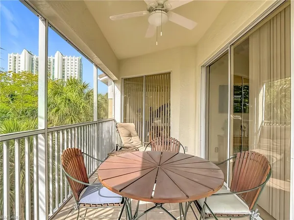 a outdoor space with furniture