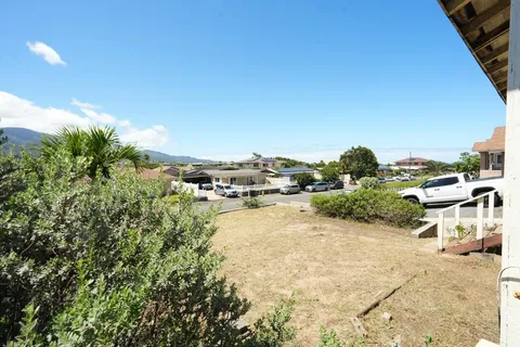 a view of a lake with outdoor space
