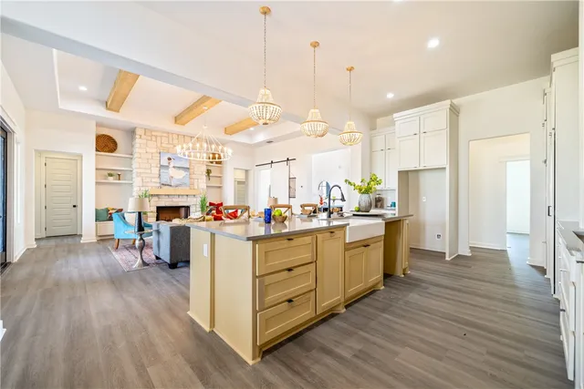 a view of an empty room