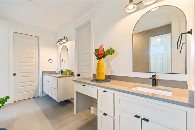 an aerial view of a house with yard swimming pool and outdoor seating