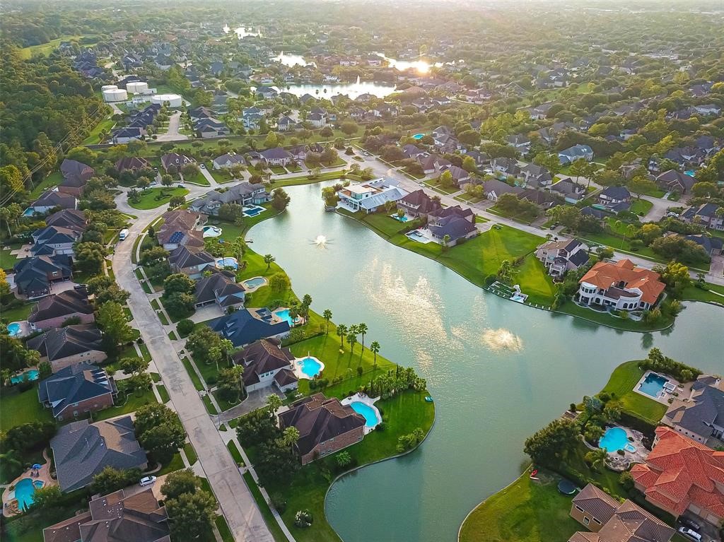 1902 Sparrows Ridge Katy, TX 77450 - Photo 47 of 48 an aerial view of lake residential house with outdoor space