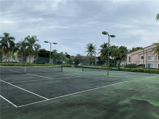 a view of a tennis court