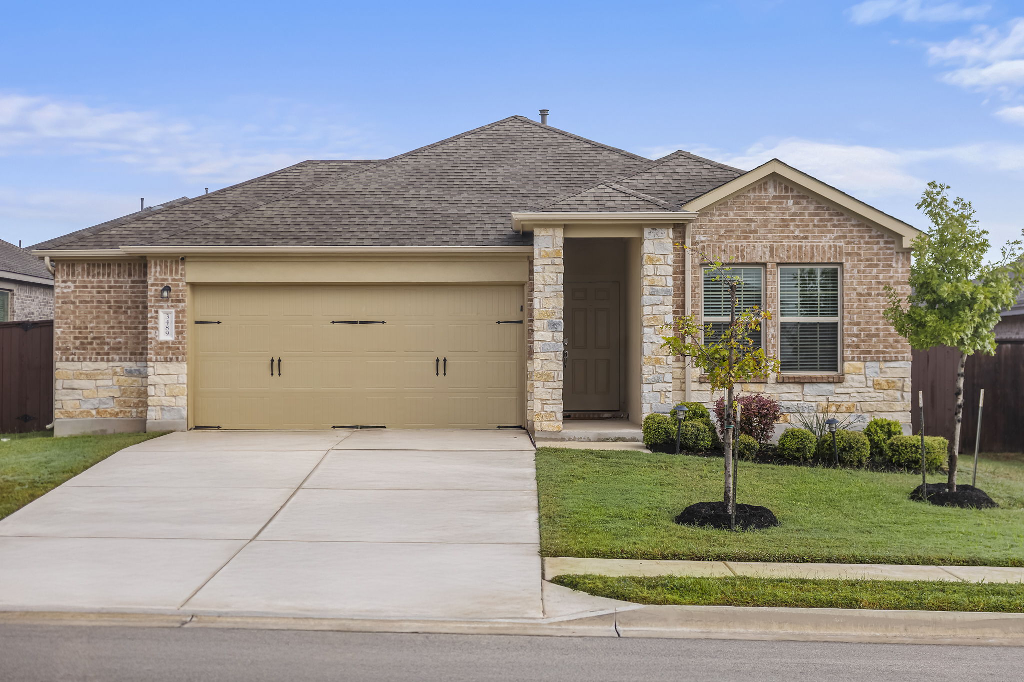 3489 Pauling Loop Round Rock, TX 78665 - Photo 31 of 32 Welcome to 3489 Pauling Loop at Madsen Ranch in Round Rock, Texas. This one story home built in 2020.
3 Beds, 2 Baths, + Dedicated Office, 2014 SQFT