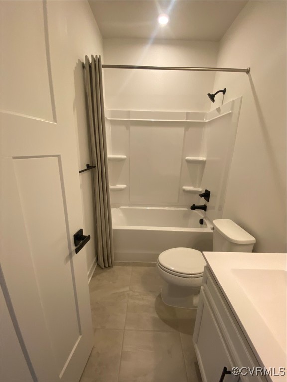 14031 Millpointe Road, Unit 15C Midlothian, VA 23114 - Photo 13 of 17 a bathroom with a granite countertop sink toilet and shower