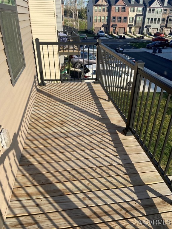 14031 Millpointe Road, Unit 15C Midlothian, VA 23114 - Photo 17 of 17 a view of balcony with wooden floor