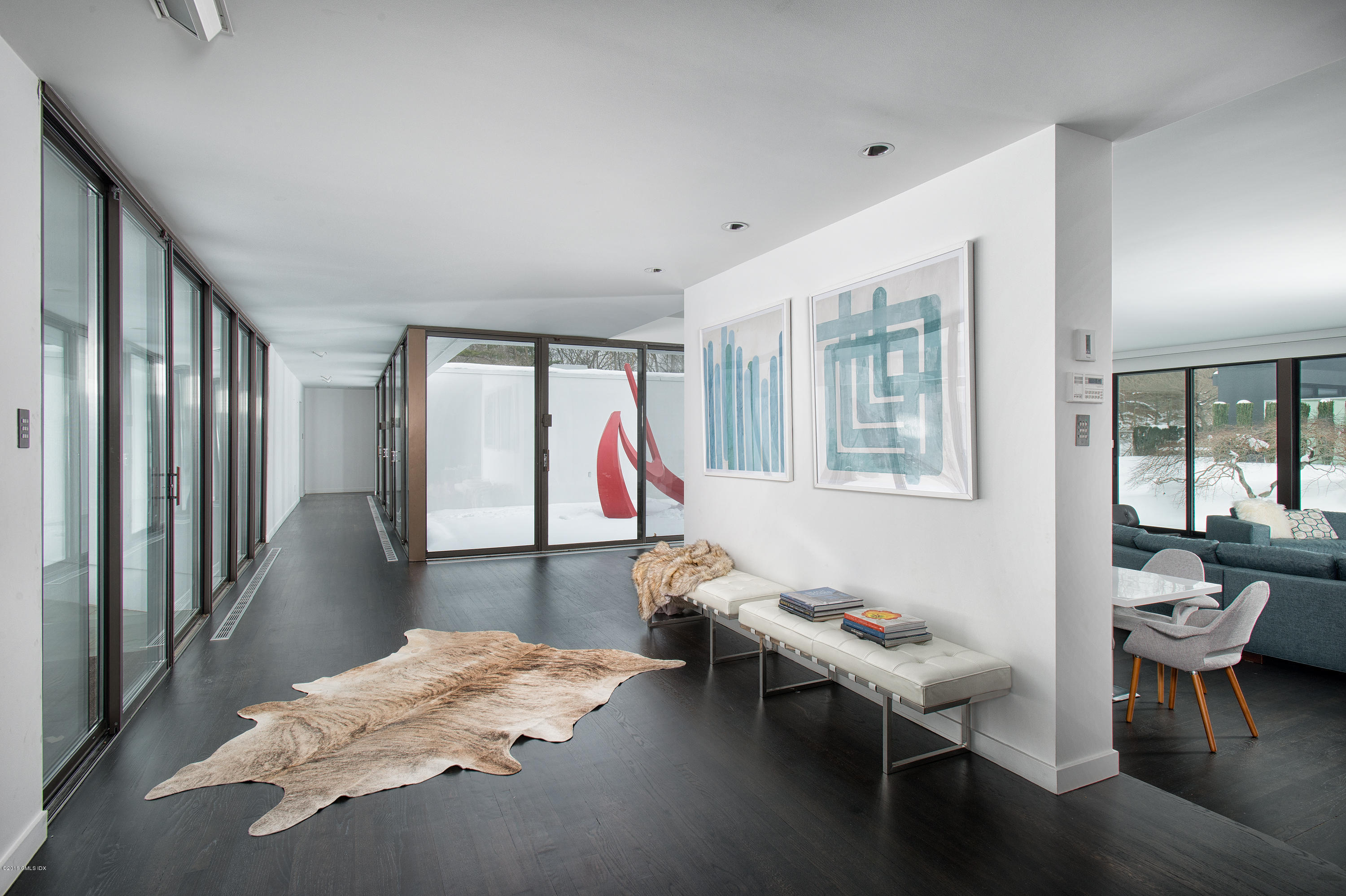 59 Dingletown Road Greenwich, CT 06830 - Photo 11 of 28 a living room with furniture and a large window