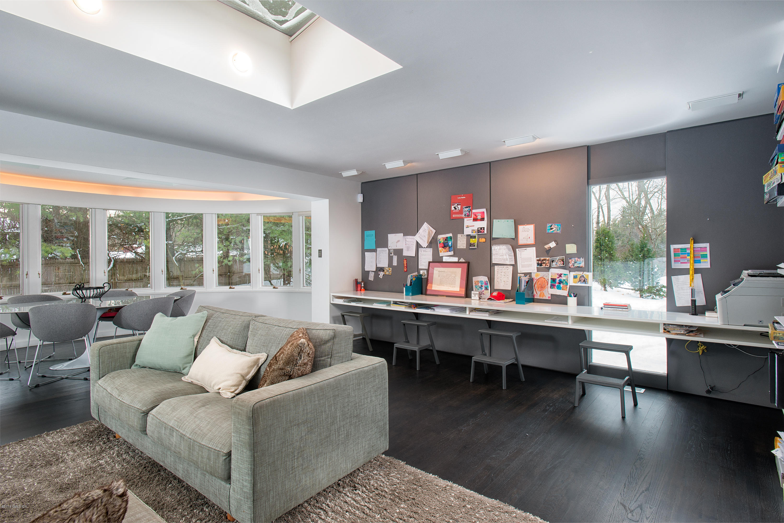 59 Dingletown Road Greenwich, CT 06830 - Photo 9 of 28 a living room with furniture and a large window