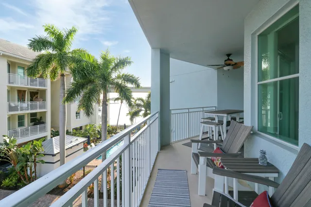 a view of balcony and patio