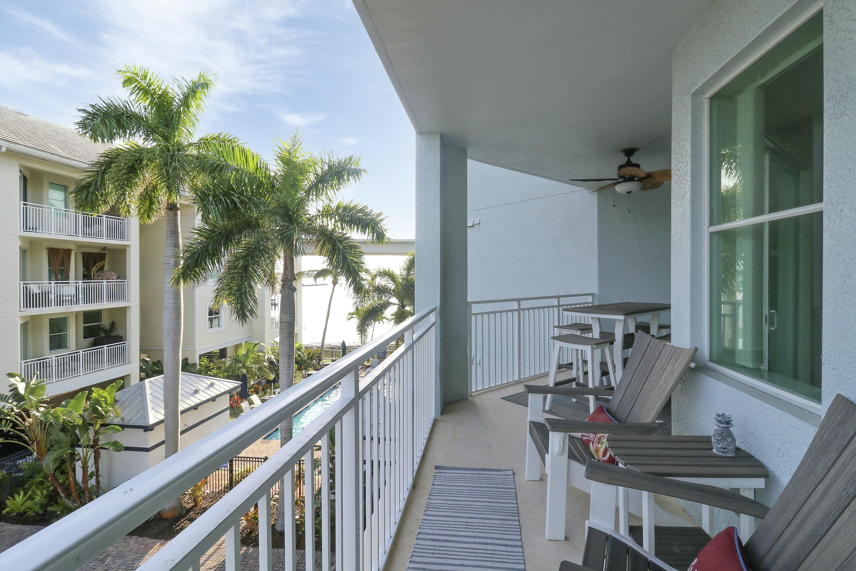 215 Northwest Flagler Avenue, Unit 301 Stuart, FL 34994 - Photo 32 of 34 a view of balcony and patio