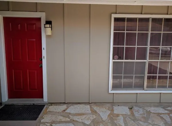 a view of front door