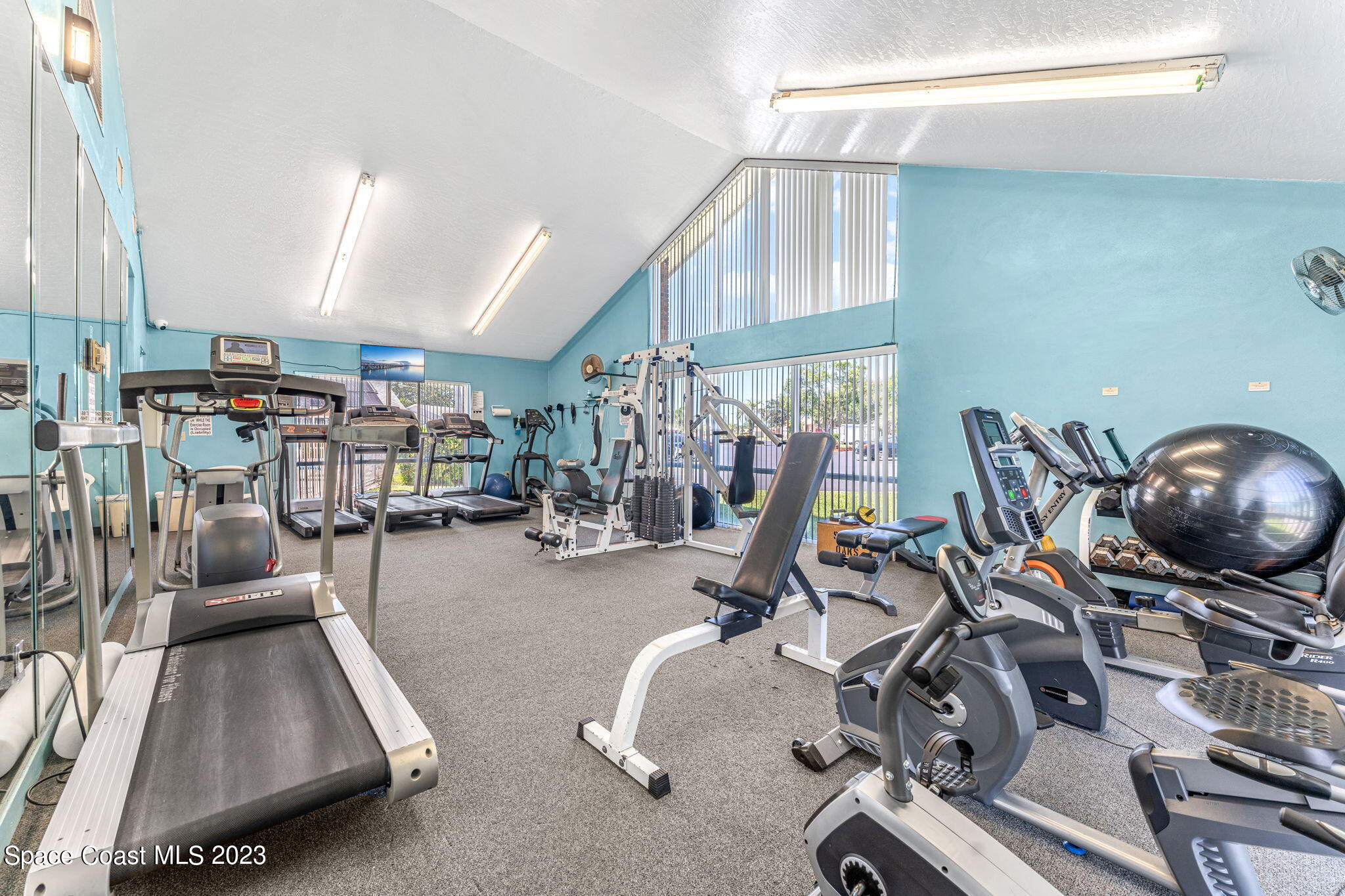840 Cross Lake Drive Melbourne, FL 32901 - Photo 44 of 63 a view of a room with gym equipment