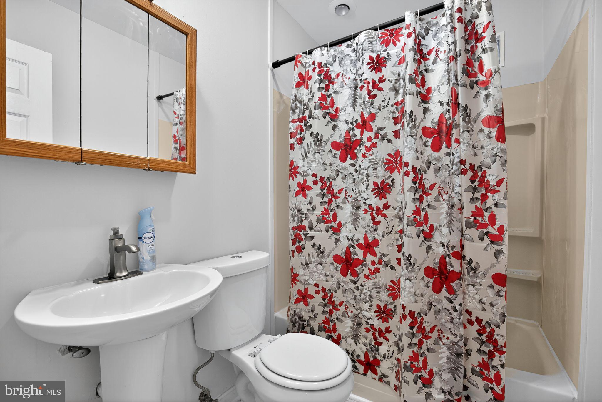 7726 Wills Lane Fort Washington, MD 20744 - Photo 15 of 30 a bathroom with a sink toilet and mirror