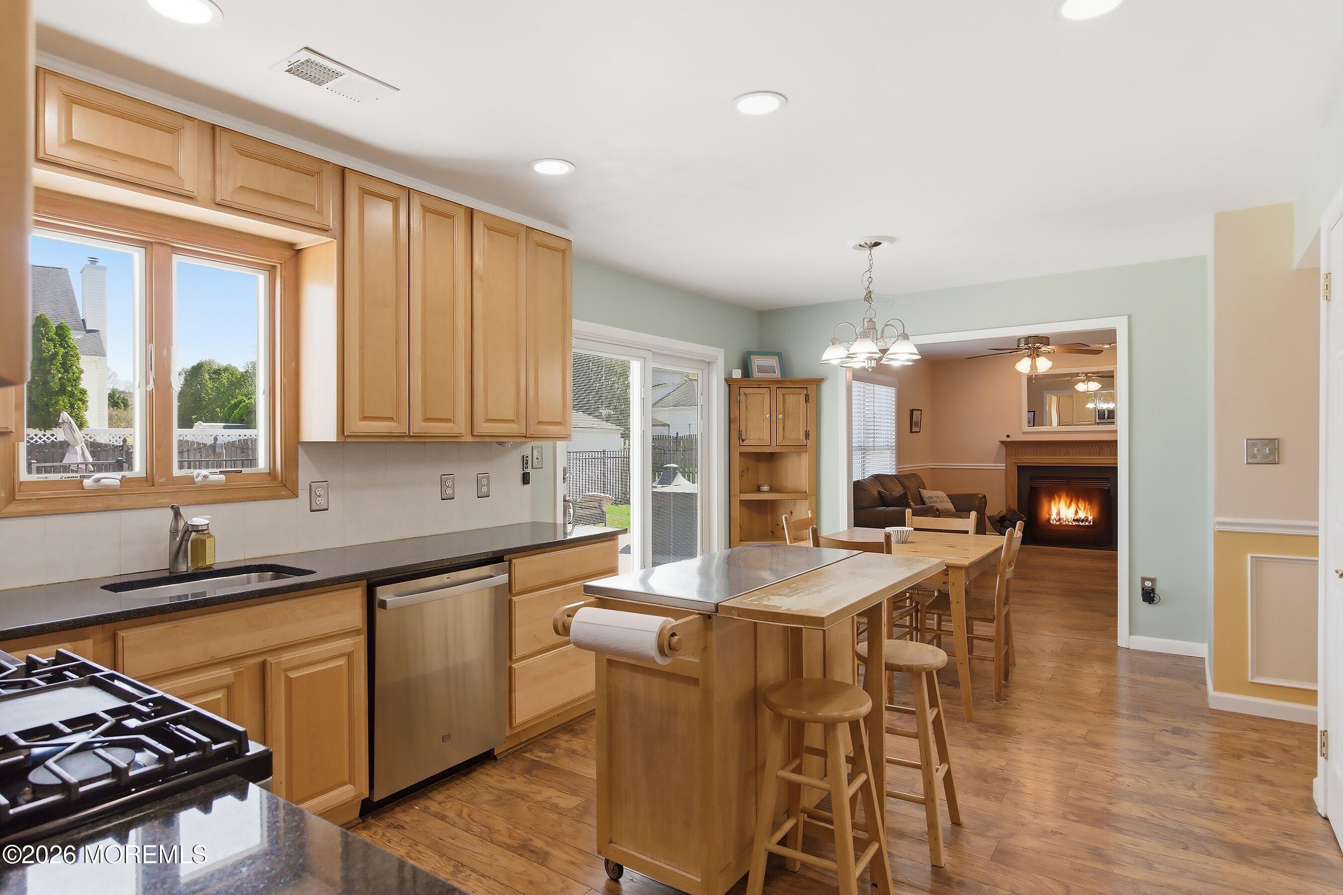 2101 Lanes Mill Road Brick, NJ 08724 - Photo 12 of 33 14-Kitchen 3 with Fire