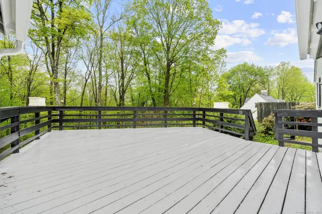 a view of outdoor space with deck