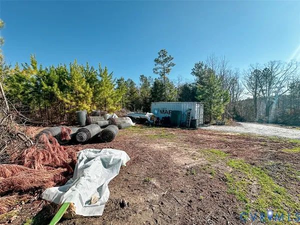 a backyard of a house