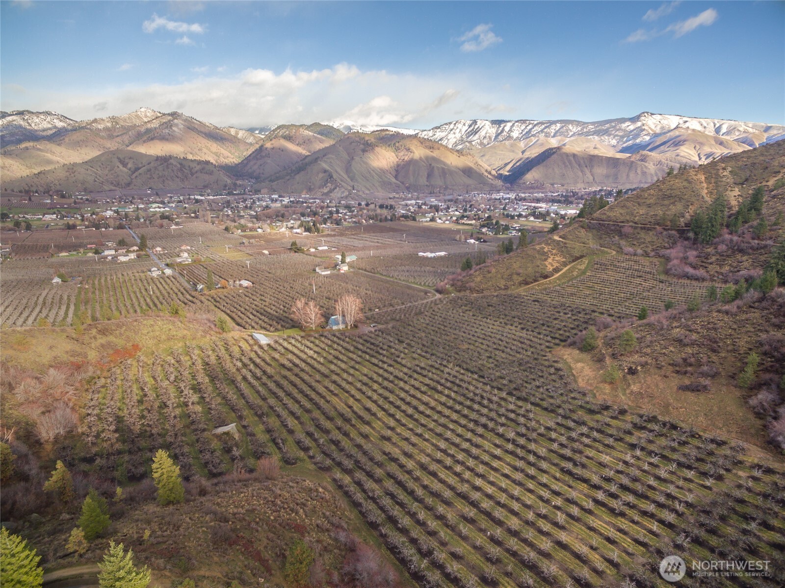 0 Tigner Road Cashmere, WA 98815 - Photo 17 of 21 a view of a town with mountains in the background