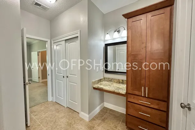 a view of front door with hallway