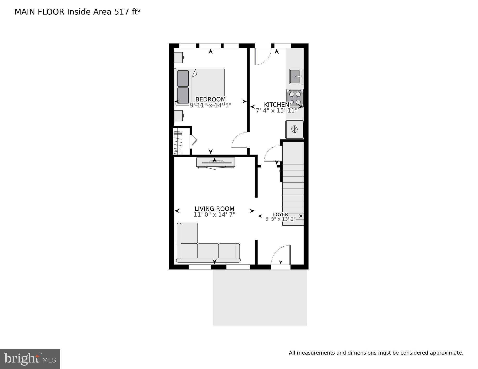 167 V Street Northeast Washington, DC 20002 - Photo 19 of 21 Charming layout for cozy living.